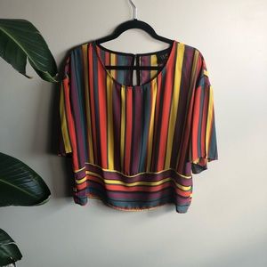 W5 multicolor stripped blouse